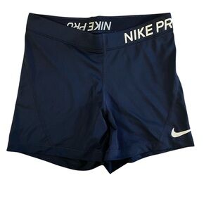 Nike Pro Women's Navy Athletic Shorts